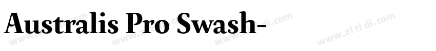 Australis Pro Swash字体转换 Australis Pro Swash字体转换